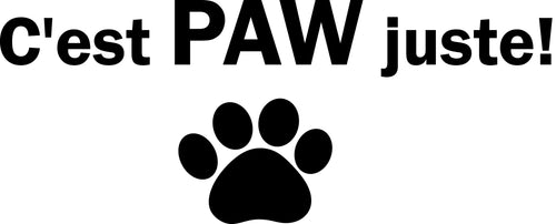 C'est PAW Juste : T-shirt (unisexe)